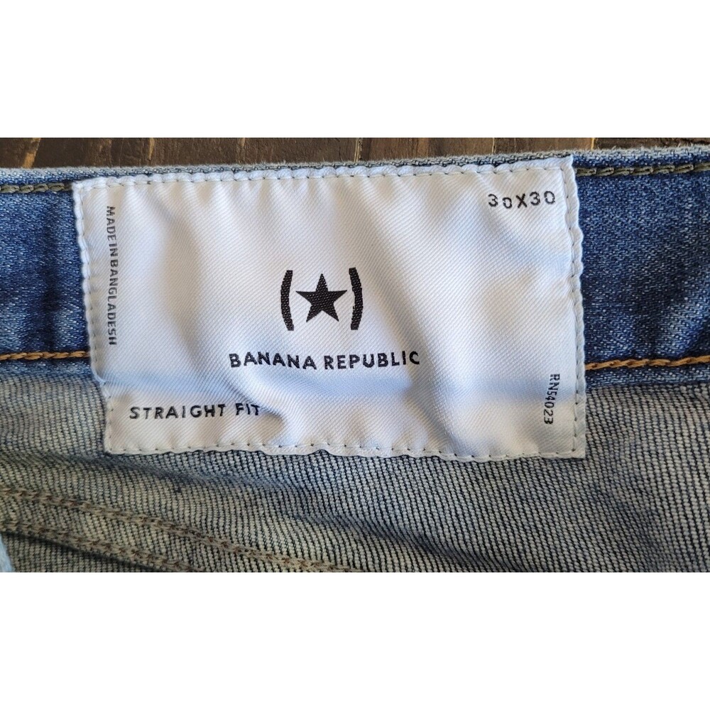 Banana Republic Men’s Straight Fit Jeans Size 30x30 - Picture 6 of 6